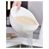 1/3pcs- Colander Rice Bowl Drain Basket Fruit...