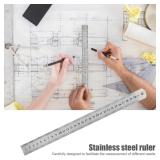 Stainle Steel Metal Straight Ruler Precision...