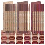6pcs Velvet Matte Lip Liner Pencils Set...