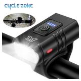 LED Bicycle Front Light Type-C Rechargeable...