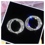 Huitan Luxury Micro Paved Dazzling Crystal CZ...