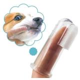 Super Soft Pet Finger Toothbrush Teddy Dog...