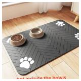 S_little kitten __M_L bsorbent Pet Feeding Mat,...