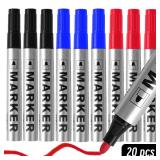 Permanent Paint Marker Pen Waterproof Black Pen...