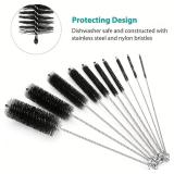 Brosses de nettoyage de bouteilles, 10 pi?ces,...