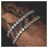 Hiphop Tennis Bracelet Homme Iced Out 3/4/5mm...