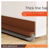 1PC 100CM Self-Adhesive Brush Door Seal Strip...