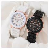 2Pcs Luxury Women's Watch Set Fashion Luxury...