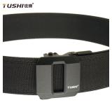 TUSHI Belt Hard Tactical Belt for Men Metal...
