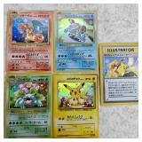 5 Set 1st Pkm Collect Cards Old Version Card...