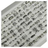 20 pcs Lot Punk Finger Ring Set For Men Women...