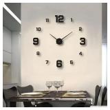 Creative Frameless DIY Wall Clock Wall Decal...