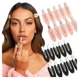 10pcs/set No Bend Seamless Hair Clips Side...