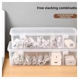 Transparent Data Cable Organizer Case...