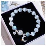 1 Starry Cat's Eye Stone Bracelet For Female...