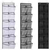 12 Pockets Over the Door Shoe Organizer Large...