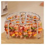 Stainless Steel Vertical Grill Rack Detachable...