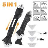 5 in 1 Metal Head Shovel Glue Tool Kit:...