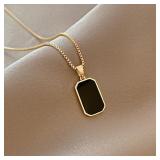 DIEYURO 316L Stainless Steel Minimalist...