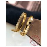 925 Sterling silver plated Vintage Geometric...