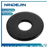 50pcs/pack Black 304 Stainless Steel Flat...