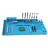 Soldering Station Mat Silicone Work Mat Heat...