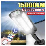 15000LM Irradiation 500? Solar Light for...