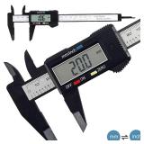 150mm Electronic Digital Caliper Carbon Fiber...