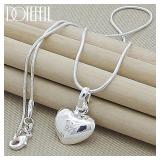 DOTEFFIL silver plated Color Solid Small Heart...