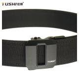 TUSHI Belt Hard Tactical Belt for Men Metal...
