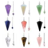 Natural Stone Quartz Agates Pendant Reiki...