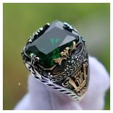 New men's luxury ring personalized retro...