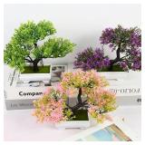 Artificial Tree Bonsai Simulation Plants Pot...