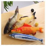 Hot sale of cat-teasing toys simulation fish...