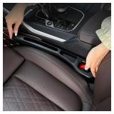 2pc Car Seat Gap Filler Organizer Pu Waterproof...