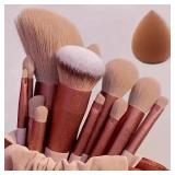 13pcs Makeup Brush Set Soft Fluffy Professiona...