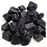 100g/bag Natural Black Tourmaline Stones Raw...