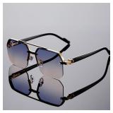 GM LUMIAS Oversized Semi-rimless Sunglasses Men...