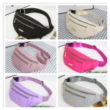 Women Sports Waist Bag Multi-Layer Fanny Pack...