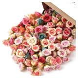 20Pcs 2cm Mini Rose Artificial Flowers Heads...