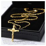 Christian Jesus Cross Necklace For Women Men...