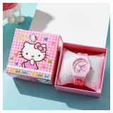 Cute Hello Kitty Watches for Girls 3D Cartoon...