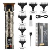 T9 LCD Electric Hairdresser Oil Shaving Head...