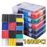 800pcs Heat-shrink Tubing Thermoresistant Tube...