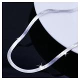 New 925 Sterling silver plated fine 4MM Blade...