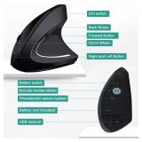 HOMEFISH Vertical Mouse Ergonomic 2.4GHz...