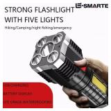 5LED High Power Led Flashlights Rechargeable...
