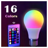 1pc 16 Colors RGB Bulb LED Multicolor Bulb E27...