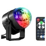 RGB LED Stage Disco Light Rotating DJ Ball...