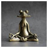 Retro Copperware Incense Socket Zen Frog...